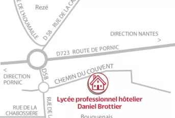 Plan d'accès de l'IES