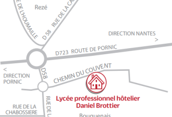 Plan d'accès de l'IES