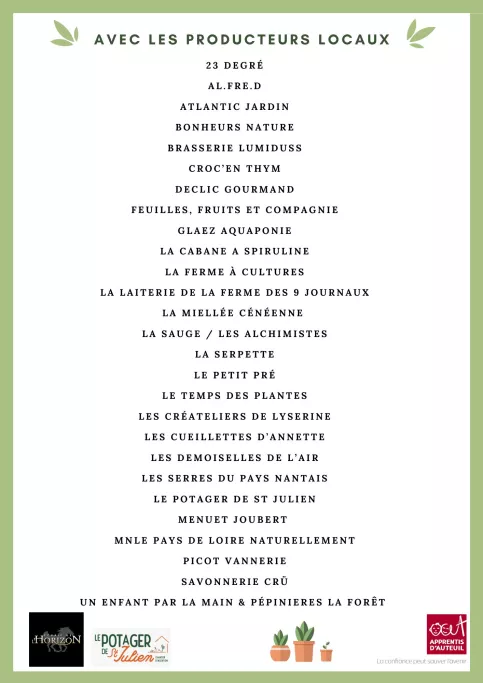 Fête des plantes 2026 - Affiche exposants 