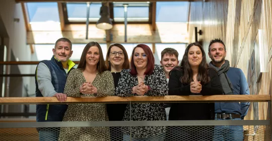 L'équipe du centre de formation Sainte Barbe